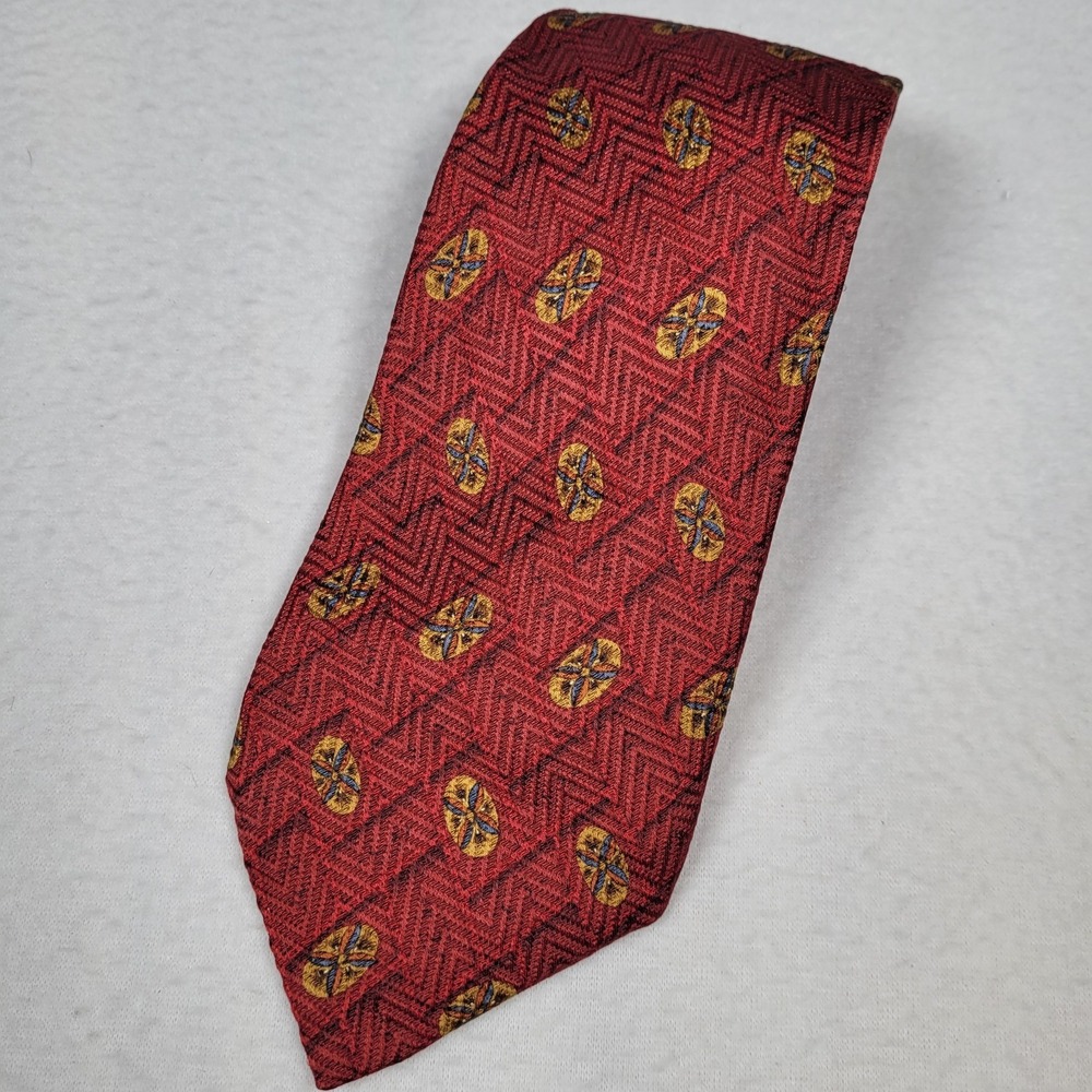 Robert Talbott Tie Nordstrom‎ Best of Class Silk Made USA Multicolor Geometric